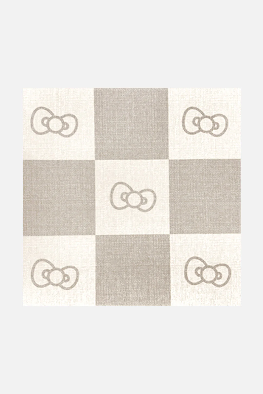 Hello Kitty Karo Natur Teppich - Image 7