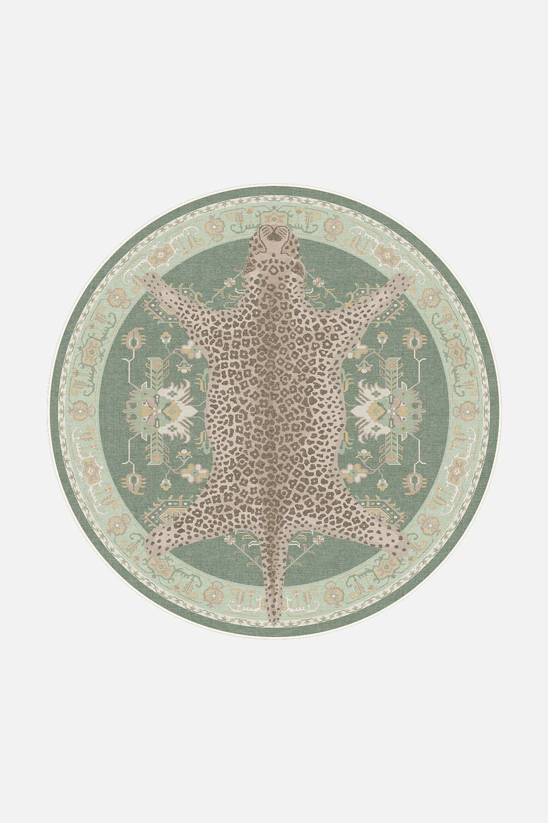 Leopard Grün Teppich - Image 8