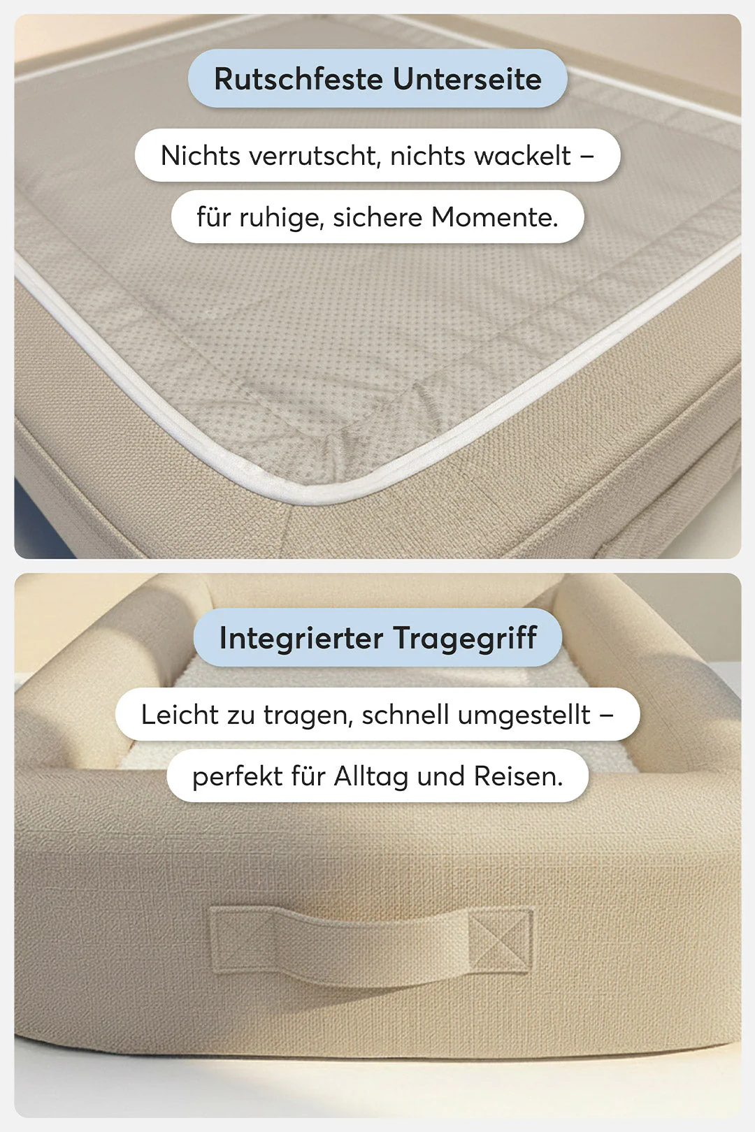 Orthopädisches Hundebett Pure Beige - Image 15