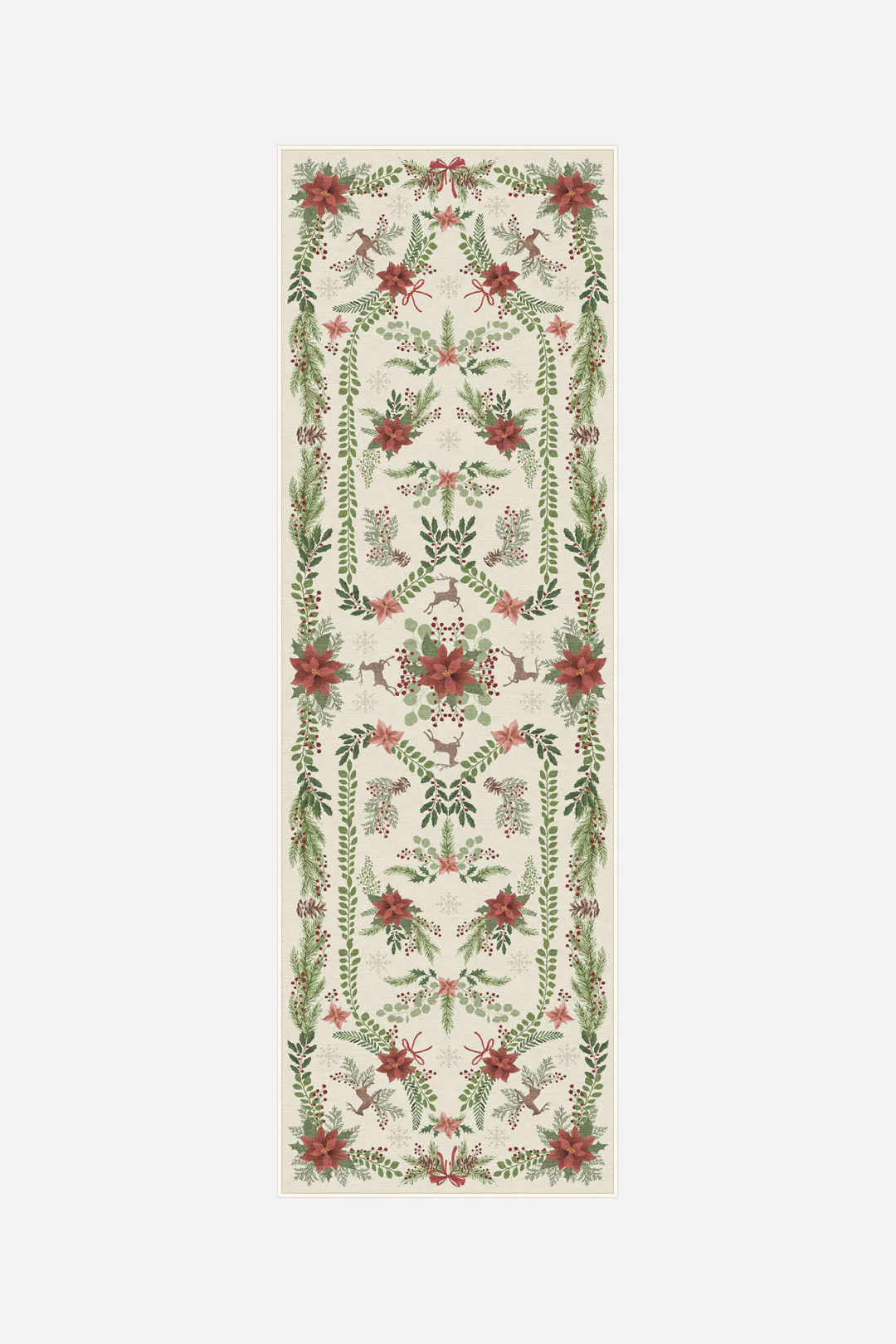 Weihnachtsstern Creme Teppich - Image 5